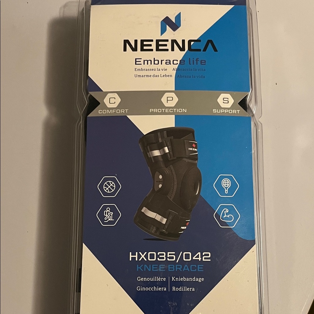 Black Knee Brace HX035/042 - Support & Protection